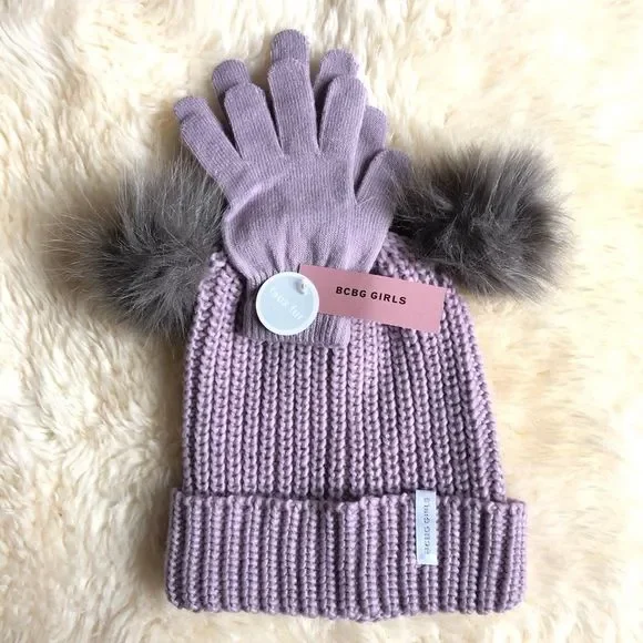 BCBG Girls Beanie and Glove Set - Picture 1 of 3
